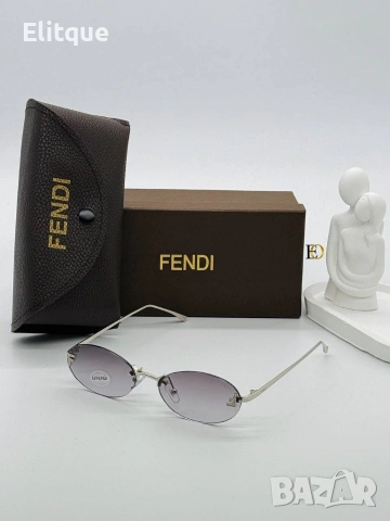 слънчеви очила fendi с ув защита,кутия , калъф и кърпичка на марката , снимка 5 - Слънчеви и диоптрични очила - 54214959