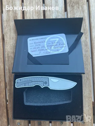 Продавам нож Oz Machine Roozewelt speed hole, снимка 3 - Ножове - 55476702