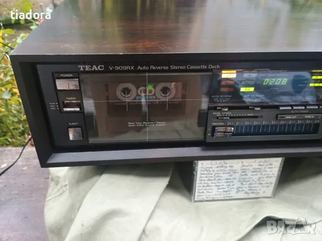  TEAC V-909RX и TEAC C-3X с оригинални дървени кабинети, снимка 8 - Декове - 55428128