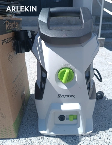 Водоструйка Rapter RR HPW300/ 1400 W - Електрическа водоструйна машина 6.5 л./мин 110 бара , снимка 2 - Аксесоари и консумативи - 55162686