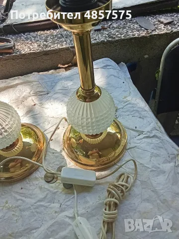 стари ретро лампи и абажури, снимка 2 - Настолни лампи - 55612504