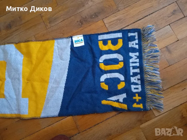 Boca Huniors Бока Хуниорс футболен шал фенски ултраски  нов La Mitad+1 Jo, снимка 10 - Футбол - 55643452