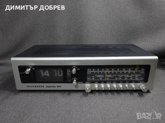 СТАР РЕТРО ТРАНЗИСТОР РАДИО FLIP CLOCK ЧАСОВНИК TELEFUNKEN DIGITALE