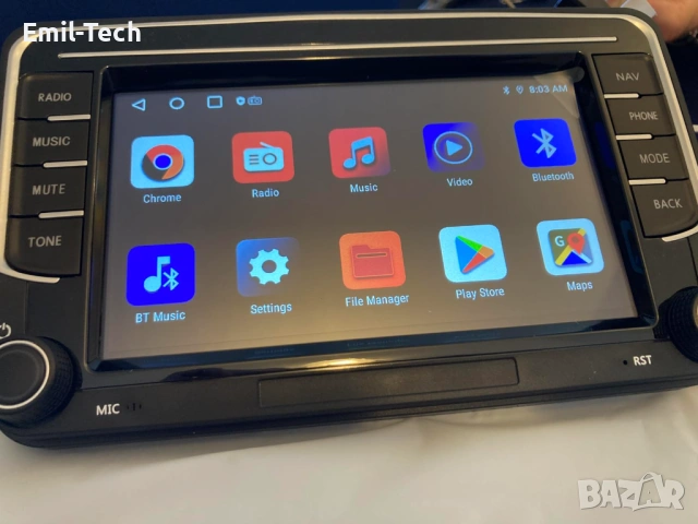 2 DIN Android Радио за VW / Seat / Skoda – CarPlay, Android Auto, GPS, DAB+, снимка 13 - Аксесоари и консумативи - 54779313