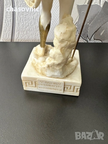 Ахил статуетка от алабастър 24 см височина декорация фигура история, снимка 7 - Антикварни и старинни предмети - 54157270