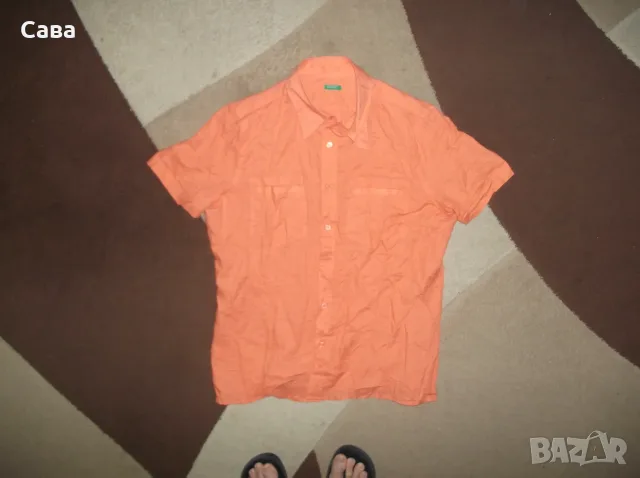 Ризи MARL BORO, JACK&JONES, BENETTON  мъжки,М, снимка 10 - Ризи - 55480375