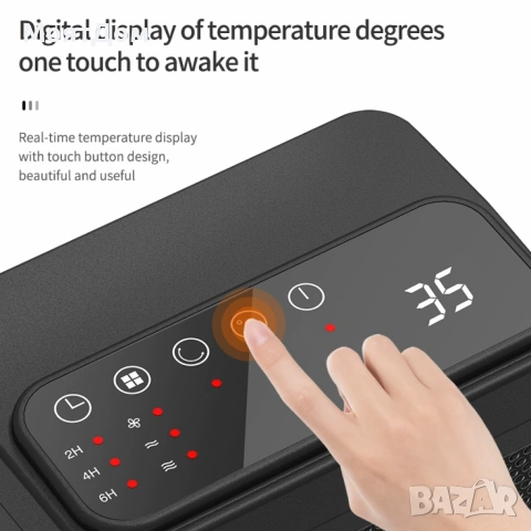 Керамичен нагревател HotVex ceramic heater 1500 W + Дистанционно, снимка 3 - Печки, фурни - 55253457