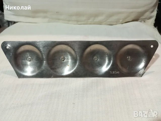 Емайлирана закачалка , хромирана, снимка 5 - Антикварни и старинни предмети - 55510384