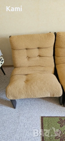 Два ниски фотьойла, снимка 5 - Дивани и мека мебел - 54321802