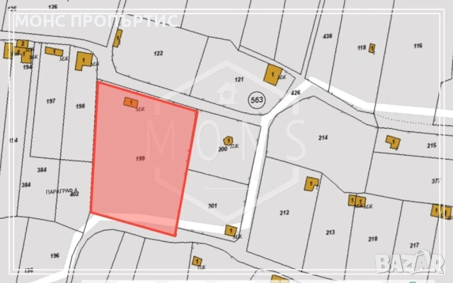 Продава се панорамен южен парцел с къща в гр. Севлиево, местност Крушевски баир., снимка 2 - Парцели - 54627048
