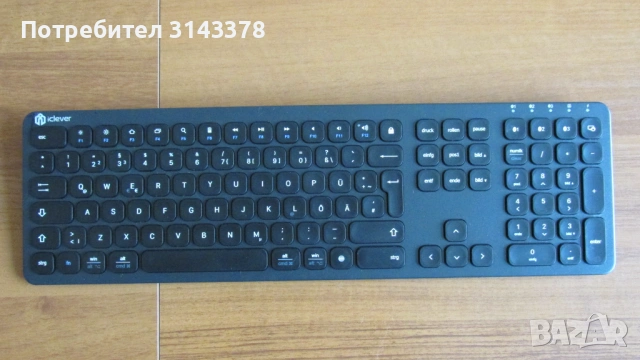 Bluetooth клавиатура за до 3 устройства едновременно