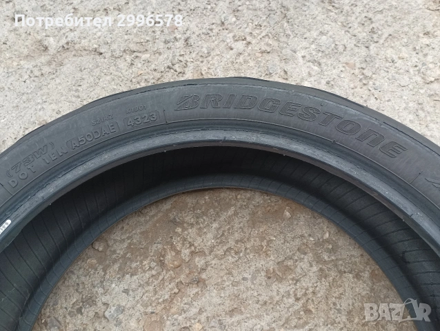 180 55 ZR 17 DOT 2023 Bridgestone Battlax S21 мото гума пистов мотор , снимка 5 - Гуми и джанти - 54462488