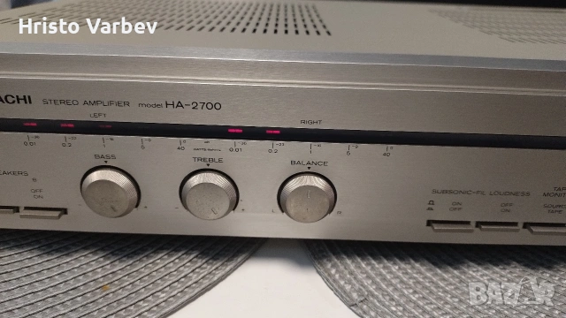Hitachi HA-2700, снимка 4 - Ресийвъри, усилватели, смесителни пултове - 54070679