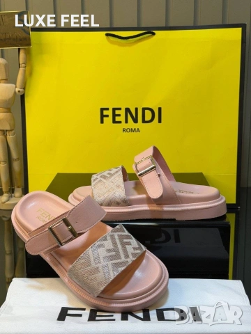 Fendi 💎Дамски Чехли 39,40 н .