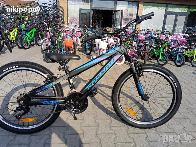 BG Алуминиев велосипед 24" MARTY черен, снимка 2 - Велосипеди - 54334790