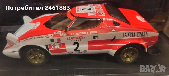 1/18 Minichamps Lancia Stratos и IXO Ford Gran Torino колекционерски метални колички. Нови, снимка 4 - Колекции - 54844076
