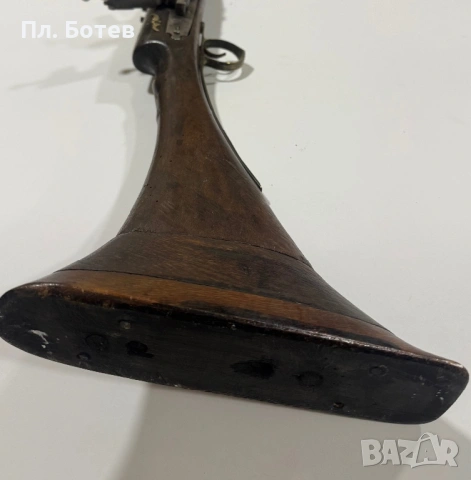 Стара кремъчна пушка, снимка 4 - Антикварни и старинни предмети - 53976699