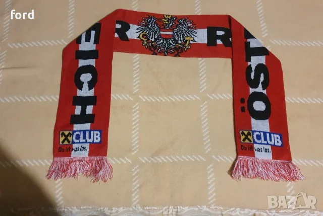 футболни шалове Benfica,Chelsea , Ukraine, Borusia Dortmund,:dnchester United , Austria  , снимка 14 - Футбол - 43930706