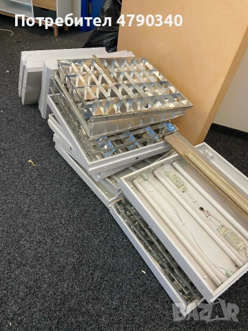 Офис Осветление Лампи 10 Броя, снимка 4 - Лампи за таван - 54261465