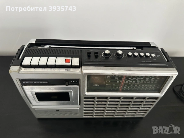 National Panasonic радиокасетофон , снимка 2 - Радиокасетофони, транзистори - 54600159