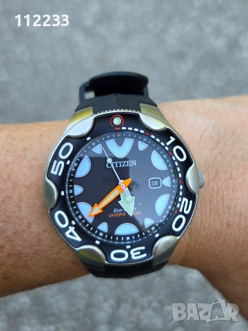 БАРТЕР Citizen BN0230-04E Eco-Drive Promaster Sea Colection Black Orca, снимка 3 - Мъжки - 55080888