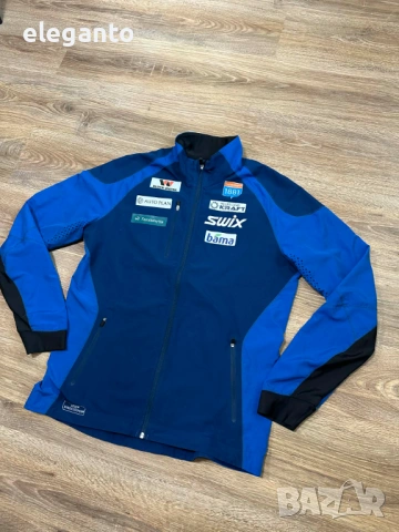 Висок клас мъжко яке Swix Gore Windstopper EVOLUTION team-issue cross-country functional Jacket , L , снимка 2 - Тениски - 54354336
