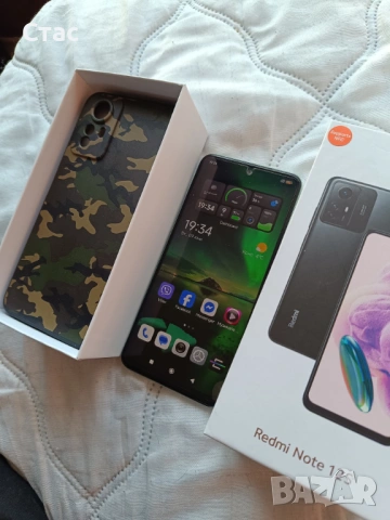 Xiaomi Redmi note 12s/андройд 15/8ram-256gb/пълен комплект+нови консумативи