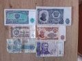 Банкноти с номинал от-5.00;25.00;1.00;20.00 (два броя) и 2.00 лева, снимка 1