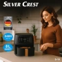 Уред за готвене с горещ въздух Silver Crest S-18, 8 литра, 2400 W, снимка 5