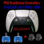 PS5 DualSense Controller + K-SILVER JS13 Pro+ TMR аналогови стикове CFI-ZCT1W BDM-010, снимка 1