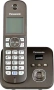 Panasonic KX-TG6821 Безжичен Телефон Кафяв, снимка 2