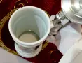 Порцеланова халба с калаен капак,пивоварна Binding. , снимка 8