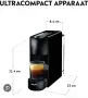 Кафемашина с капсули Nespresso Essenza Mini (Черна) – Отлично състояние / Чисто нова, снимка 1