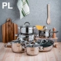 Комплект съдове Rosberg R51210L12BM, 12 части Код P2732, снимка 7