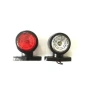  1 бр. къси ЛЕД LED рогчета с 2 SMD диода , 12-24V червено/бяло, снимка 3