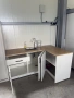 Компактна кухня IKEA с мивка и смесител – идеална за офис или студио, снимка 3