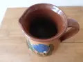 Керамична кана ваза Бусинска керамика 1980 г, снимка 6