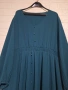ДЪЛГА ТЪМНОЗЕЛЕНА РОКЛЯ 4XL, снимка 2