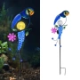 Екзотичен светещ папагал със соларен панел и лесен монтаж – Градинска декорация 4473, снимка 7