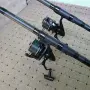 Шаранджийски сет две въдици JRC с макари Mikado, снимка 1