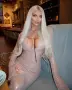 Официална рокля с пайети тип русалка Nude, снимка 15