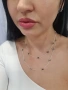 СРЕБЪРНО КОЛИЕ 925 С ЕСТЕСТВЕНИ ОПАЛИ. Дължина: 90 см., снимка 1