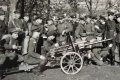 Стара военна снимка с картечница 18-ти Пехотен полк - Велико Търново 1943 г., снимка 1