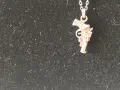 Сребърен синджир с висулка (8), снимка 5