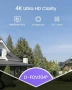 Нова Loocam 4K UHD 8MP PoE камера куполна IR 30м нощно виждане IP66 засичане движение, снимка 2