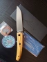 Джентълменски нож Sandvik 14C28N и дръжка от маслина, снимка 1