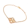 Златна дамска гривна Van Cleef 4,36гр. 18,0см. 14кр. проба:585 модел:37761-2, снимка 2