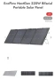 Соларен панел Eco Flow NextGen 220W Bifacial Portable, снимка 1