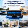 Точен дигитален електронен термометър часовник и влагомер за кола със сонда автомобил точен малък, снимка 7