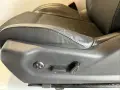 Предна лява черна кожена и платнена седалка за Peugeot 508 OEM (2012), снимка 3